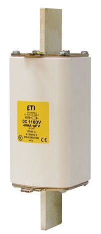 S1XL gPV 125A/1100V DC UL Nožová pojistková vložka S1 UL, velikost NH 1XL, charakteristika 1