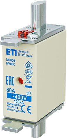 NV/NH000 gG 80A/400V  2