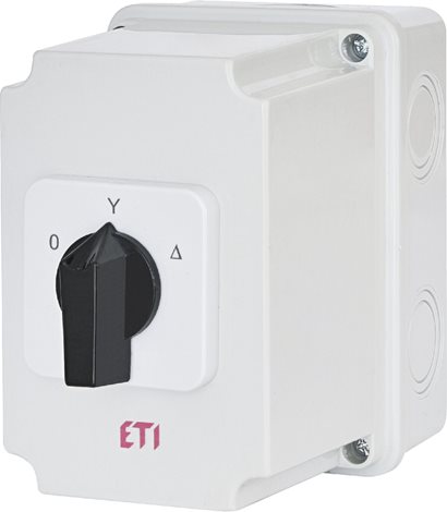 CS 25 12 PN1 Vačkový přepínač Y-Δ CS 25 12 PN1, 4p, Ith = 25A, stupeň krytí IP65, 
