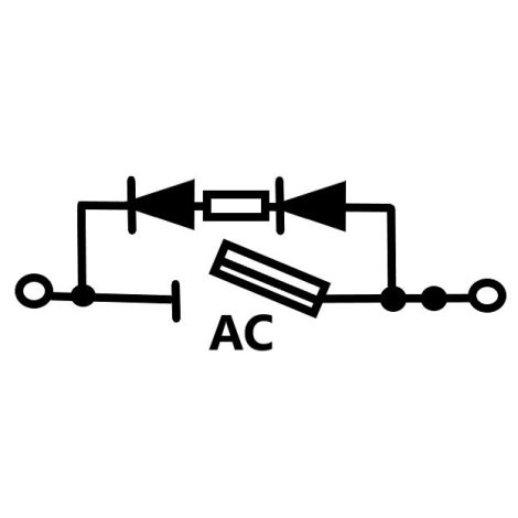 Svorka push-in PYK 4 SLD/220V pojistková 2