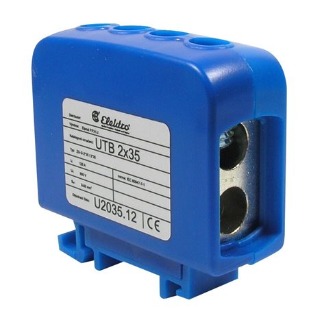 Svorka UTB 2×35 modrá 1