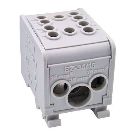 Distribuční blok DTB 35+2×16 šedý 1
