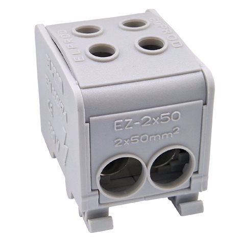 Distribuční blok DTB 2×50 šedý 1