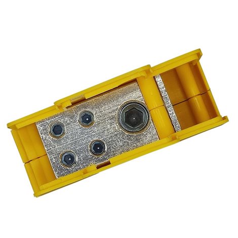 Distribuční blok DTB 120/4x35 žluto-zelený 2
