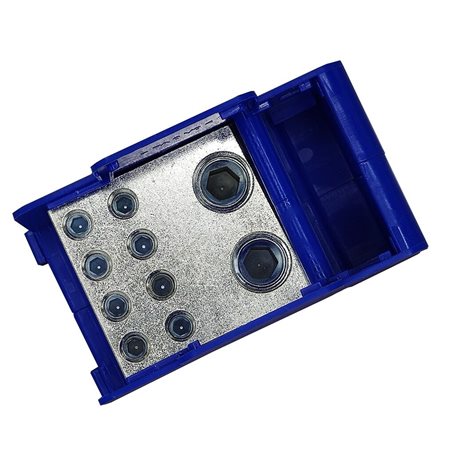 Distribuční blok DTB 2x120/8x35 modrý 2