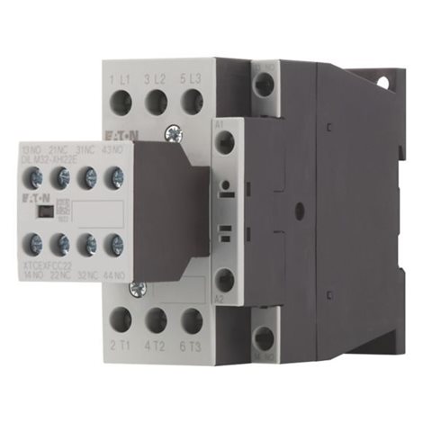 DILM32-22(RDC24) Výkonový stykač 32A/15kW AC-3, 45A AC-1, 3pól + 2Z 2V, Uc=24V DC