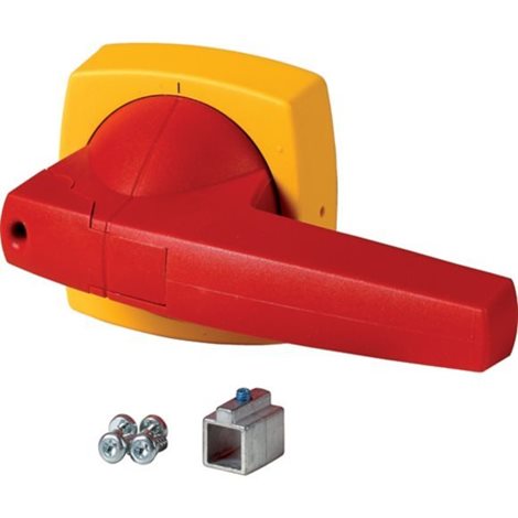 K2SCR Červeno-žlutá ovládací páka pro montáž na kryt 6x6mm; K2SC 54 RD/GL/RD