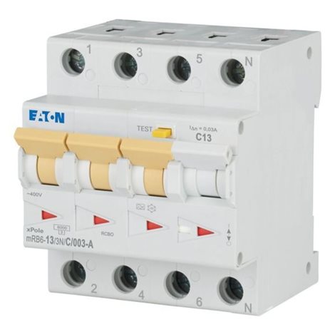 mRB6-13/3N/C/003-A Chránič s nadproud.ochranou, Ir=250A, typ A, 3+N, 6kA, char C