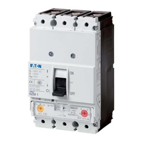 NZMB1-M63 Jistič, 3pól, ochr.motorů, Icu=25kA, In=63A