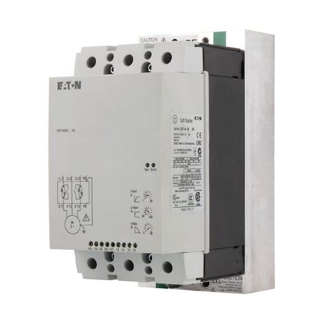 DS7-340SX135N0-L Softstartér, integr. bypass, ovl. 24V AC/DC; 75kW při 400V, 50Hz. Ie=135A