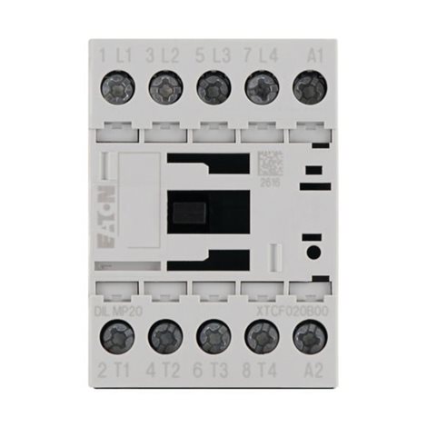 DILMP20(220VDC) Výkonový stykač 4pólový 12A AC-3, 22A AC-1, Uc=220V DC