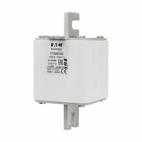 170M6198 Ultra rychlá pojistka pro ochranu polovodičů, 1250V, 1000A, 3