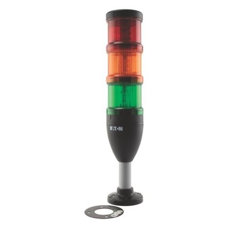 SL7-100-L-RAG-24LED Signalizační sloupek D=70mm, komplet, červená-oranžová-zelená, 24V AC/DC, IP66