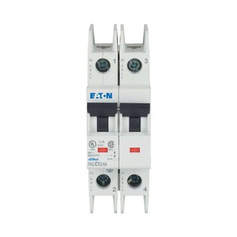 FAZ-C1/2-NA Jistič FAZ (norma UL), char C, 2-pólový, In=1A, Icu=15kA (IEC 60947-2)