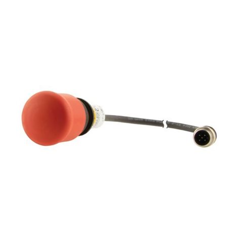 C22-PV-K02-P10 Kompaktní tlačítko nouzového zastavení, 38mm, vytažení, 2V, kabel 0.2m