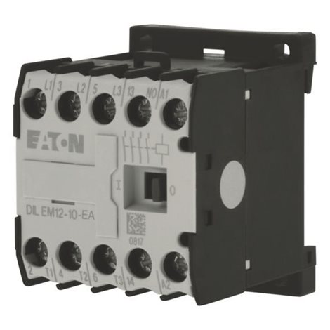 DILEM12-10-EA(230V50HZ,240V60HZ) Malý stykač 5,5kW, 3pól+1Z, Uc=230V/50HZ, 240V/60HZ