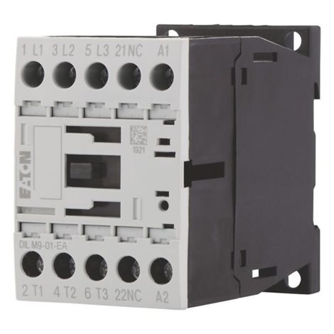 DILM9-01-EA(24VDC) Výkonový stykač 9A/4kW AC-3, 22A AC-1, 1V, Uc=24V DC