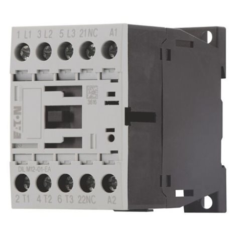 DILM12-01-EA(24VDC) Výkonový stykač 12A AC-3, 22A AC-1, 1V, Uc=24V DC