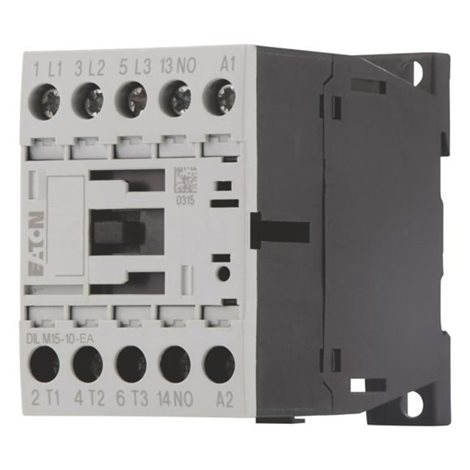 DILM15-10-EA(24VDC) Výkonový stykač 15A/7,5kW AC-3, 22A AC-1, 3pól + 1Z, Uc=24V DC