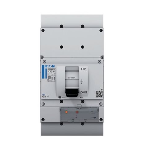 NZMN4-AX1250 Jistič, 3pól, Icu=50kA(415V), In=1250A, ochr.obvodů, el.spoušť PXR10 (LI), pevná mont, 