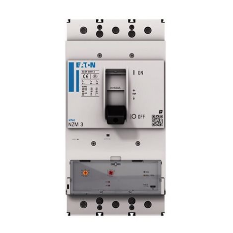 NZMN3-AX630 Jistič, 3pól, Icu=50kA(415V), In=630A, ochr.obvodů, el.spoušť PXR10 (LI) 1