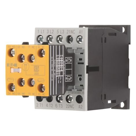 DILMS9-R23(24VDC) Bezpečnostní výkonový stykač 9A/4kW AC-3, 2Z 3V, Uc=24VDC