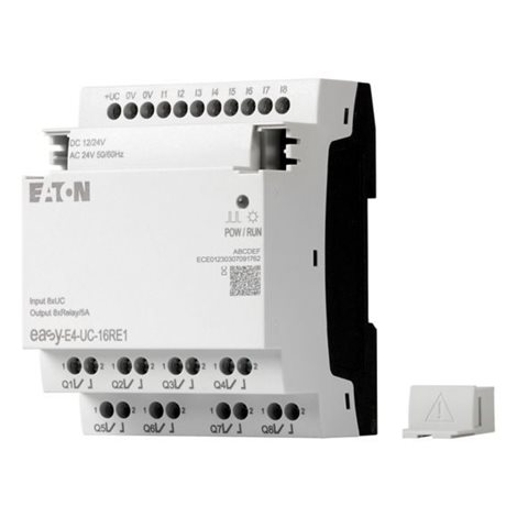 EASY-E4-UC-16RE1 Rozšiřující modul pro easyE4, 12/24V DC, 24V AC, 8 vstupů, 8 reléových vý