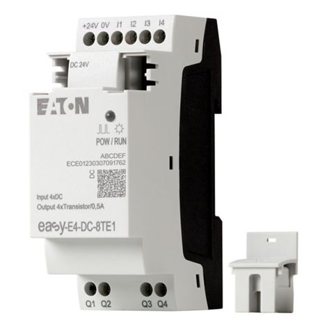 EASY-E4-DC-8TE1 Rozšiřující modul pro easyE4, 24V DC, 4 vstupy, 4 tranzistorové výstupy