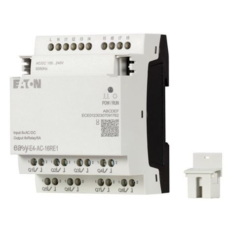EASY-E4-AC-16RE1 Rozšiřující modul pro easyE4, 100-240V AC/DC, 8 vstupů, 8 reléových výstu
