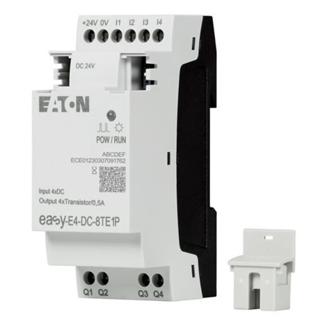 EASY-E4-DC-8TE1P Rozšiřující modul pro easyE4, 24V DC, 4 vstupy, 4 tranzistorové výstupy, 