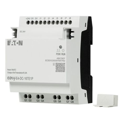 EASY-E4-DC-16TE1P Rozšiřující modul pro easyE4, 24V DC, 8 vstupů, 8 tranzistorových výstup