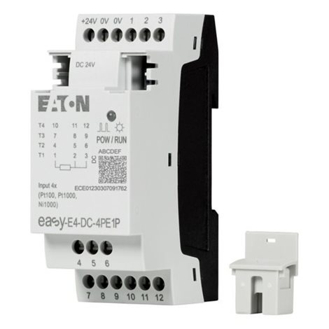 EASY-E4-DC-4PE1P Rozšiřující modul easyE4, 24V DC, 4 teplotní vstupy, bezšroubové svorky