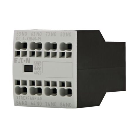 DILA-XHI40-PI Pomocné kontakty pro stykače DILA, DILM7…38, 4Z, Push-in svorky