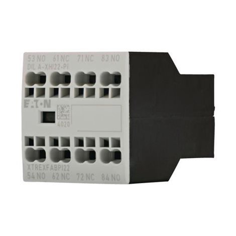 DILA-XHI22-PI Pomocné kontakty pro stykače DILA, DILM7…38, 2Z, 2V, Push-in svorky
