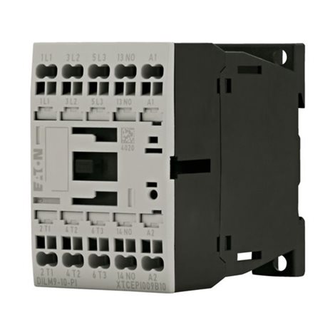 DILM9-10(24VDC)-PI Výkonový stykač 9A/4kW AC-3, 22A AC-1, 3pól+1Z, Push-In svorky