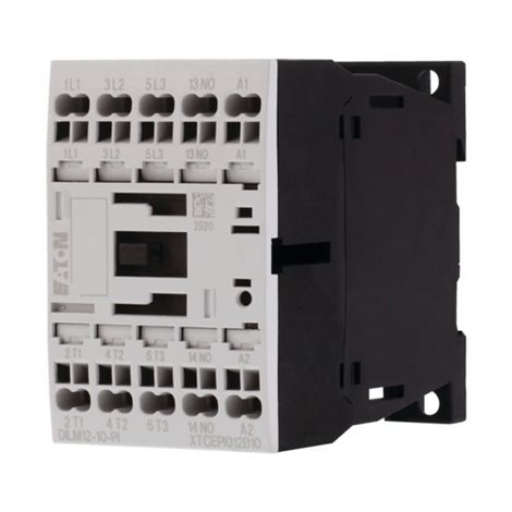 DILM12-10(24VDC)-PI Výkonový stykač 12A/5,5kW AC-3, 22A AC-1, 3pól+1Z, Push-In svorky, Uc=24V DC