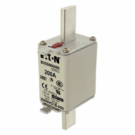 200NHG1B-690 Pojistka NH gG 690V 200A 1 dvojitý indikátor