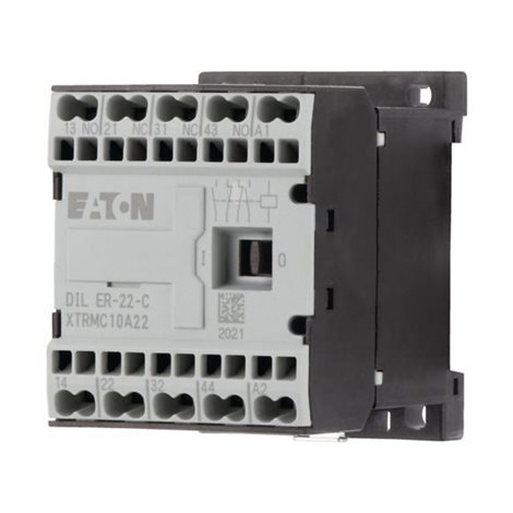 DILER-22-C(230V50/60HZ) Pomocný stykač 6A AC-15, 2Z 2V, bezšroubové svorky, Uc=230V/50HZ, 