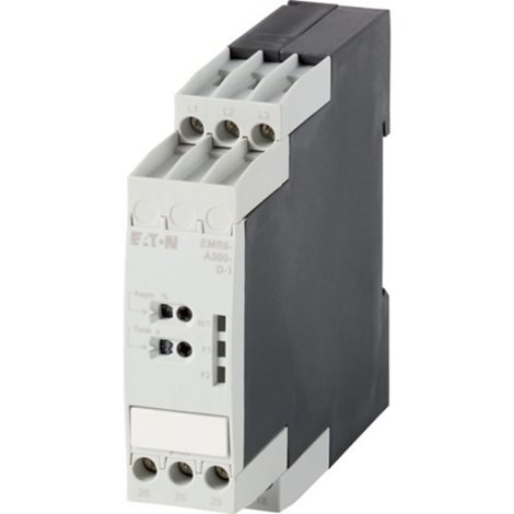 EMR6-A500-D-1 Relé pro kontrolu parametrů sítě (sled fází, výpadek fáze, asymetrie), Un=30