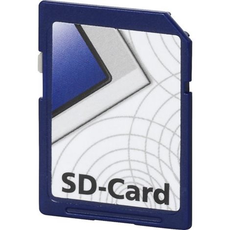 MEMORY-SD-A2-S Paměťová SD karta 1GB, bez OS; pro dotykové panely řad XV300 a XV100 