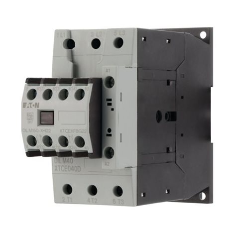 DILM40-22(RDC24) Výkonový stykač 40A/18,5kW AC-3, 60A AC-1, 2Z 2V, Uc=24V DC