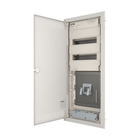 KLV-60UPP-HY24-F Rozvodnice KLV, pod omítku, plech.dveře, bezšroub.svork, hybridní, řad 2+