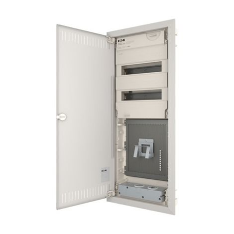 KLV-60UPS-HY24-F Rozvodnice KLV, pod omítku, plech.dveře, šroub.svork, hybridní, řad 2+mon