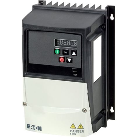 DC1-124D3FN-A66OE1 Frekvenční měnič 1x230/3x230VAC; 0,75kW; 4,3A; IP66, RFI filtr, PCB och