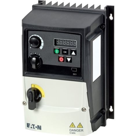 DC1-342D2FN-A6SOE1 Frekvenční měnič 3x400/3x400VAC; 0,75kW; 2,2A; IP66; lokál.ovl, RFI fil
