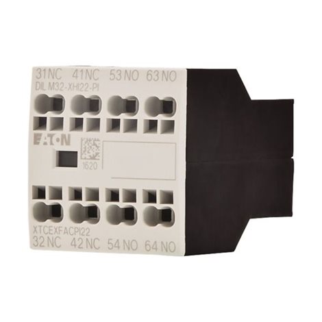 DILM32-XHI22-PI Pomocné kontakty pro stykače DILM7…38 PI, 2Z, 2V, Push-in svorky