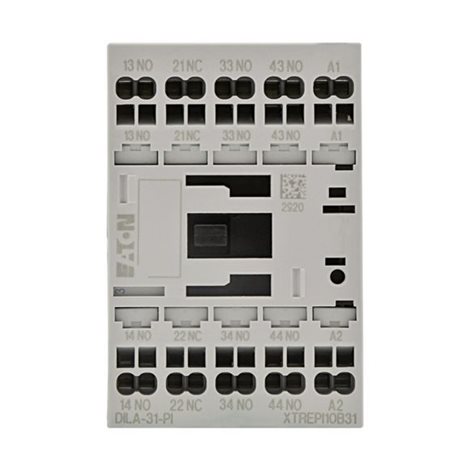 DILA-31(24VDC)-PI Pomocný stykač 4A AC-15, 3Z 1V, Push-in svorky, Uc=24V DC