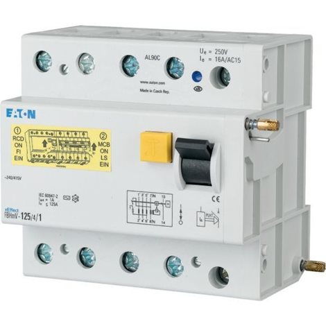 FBHmV-125/4/1 Chráničový modul pro AZ, typ AC, 4-pólový, In=125A, Idn=1A, Ir=250A