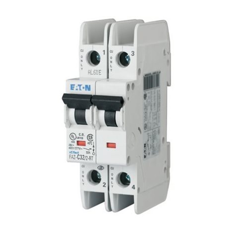 FAZ-C10/2-RT Jistič FAZ (norma UL, vyjímatelná svorka), char C, 2-pólový, In=10A, Icu=15kA (IEC 6094