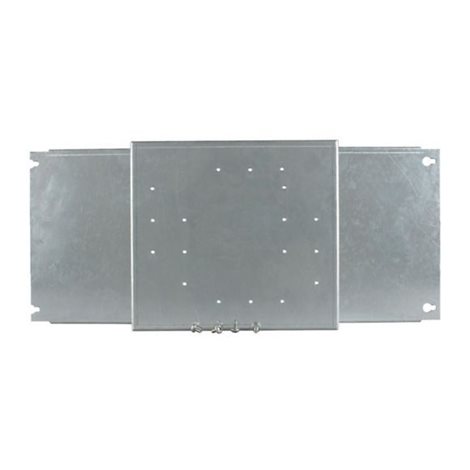 BPZ-MPL-NZM2X-800-MV Montážní panel pro 4xNZM2, vertikální montáž, Š=800